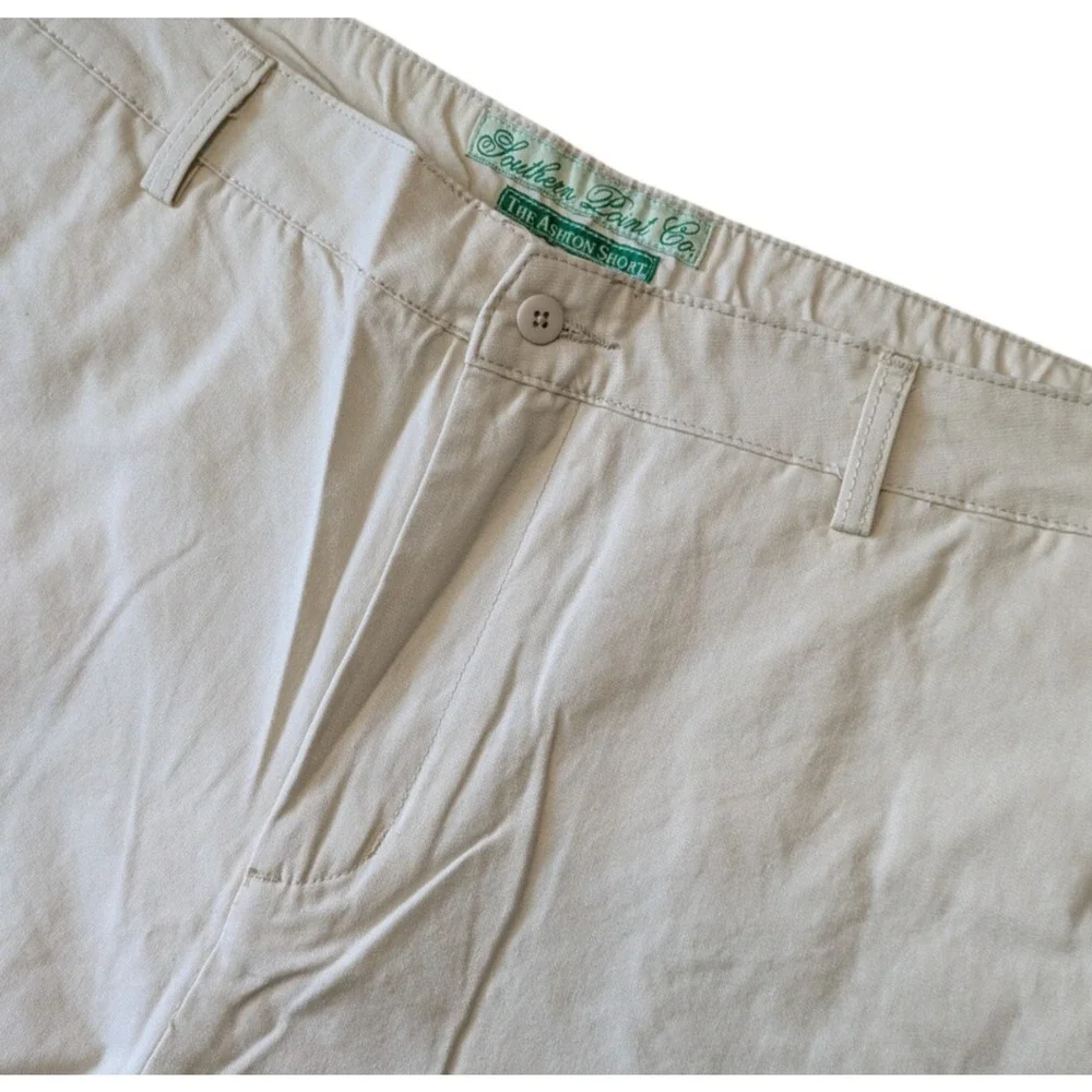 Southern Point Co The Ashton Short Beige Tan Khaki Chino New Size 38 100% Cotton